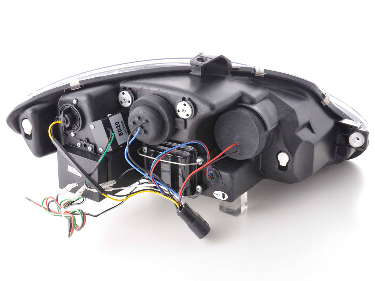 Scheinwerfer Set Daylight LED Tagfahrlicht Seat Leon 1P 09- schwarz
