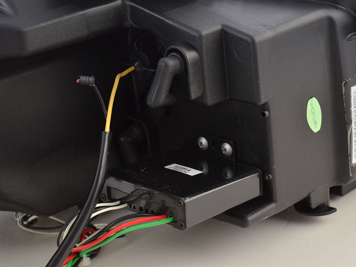 Scheinwerfer Set Daylight LED Tagfahrlicht VW Golf 6 Bj. 08-12 schwarz GTI-Look