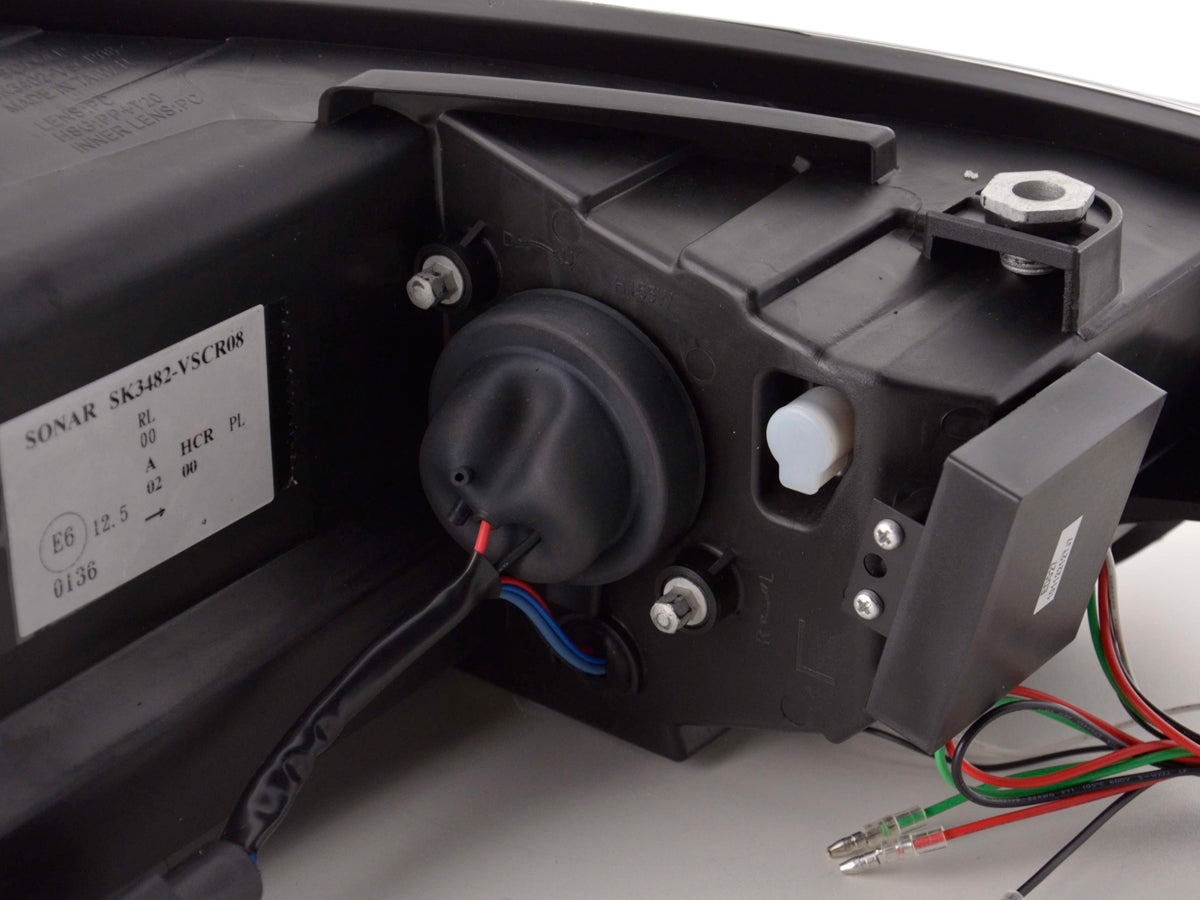 Scheinwerfer Set Daylight LED Tagfahrlicht VW Scirocco 3 Typ 13 schwarz