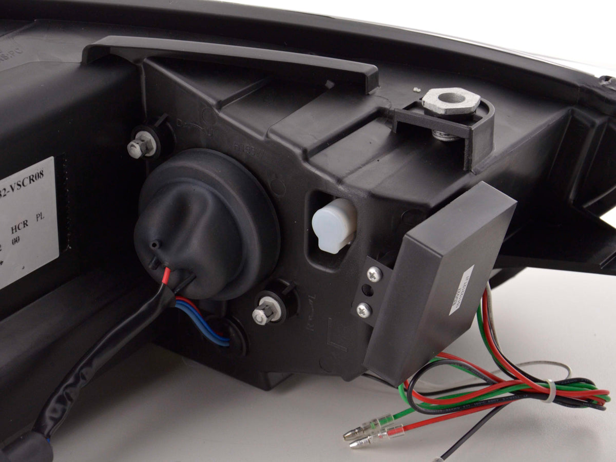 Scheinwerfer Set Daylight LED Tagfahrlicht VW Scirocco 3 Typ 13 schwarz