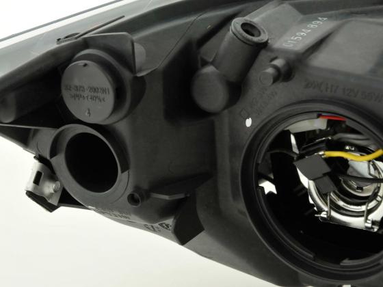 Scheinwerfer Set Angel Eyes BMW 3er Limousine/Touring Typ E90/E91 Bj. 05-08 schwarz
