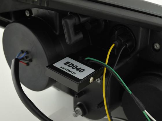 Scheinwerfer Set Daylight LED Tagfahrlicht Mercedes SLK R171 schwarz