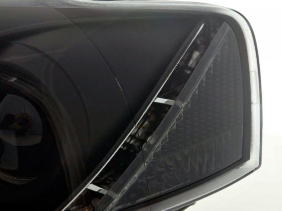 Scheinwerfer Set Daylight LED TFL-Optik VW Passat Typ 3C Bj. 05- schwarz