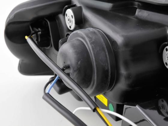 Scheinwerfer Set Daylight LED TFL-Optik VW Passat Typ 3BG Bj. 00-05 schwarz