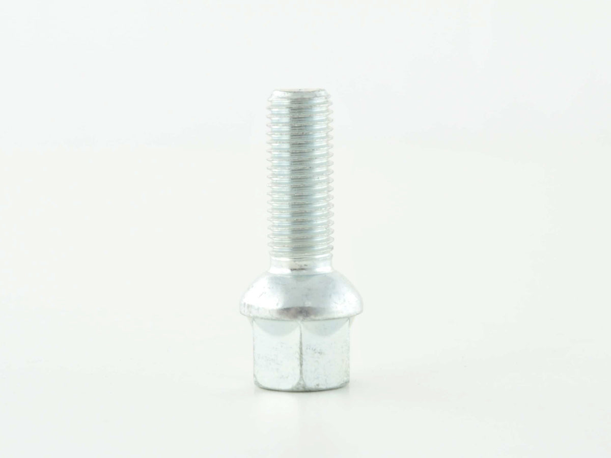 Radschraube einzeln Schaftlänge 32mm Kugelbund silber M12x1,5