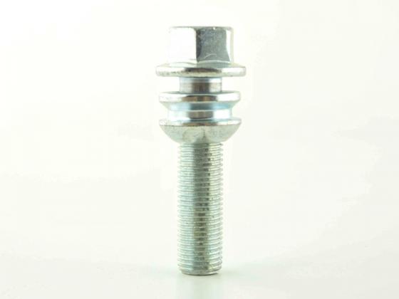 Radschraube einzeln L= 28 mm M14 x 1,5 silber