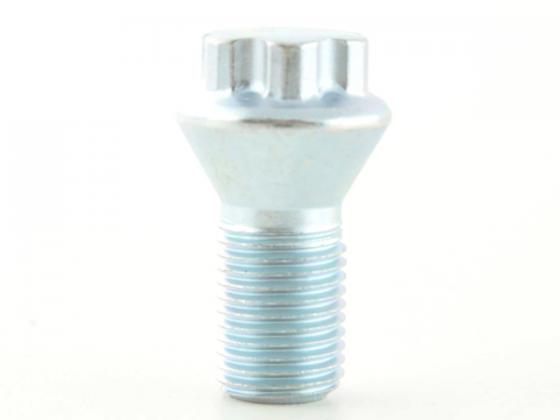 Radschrauben Set (10 Stk.) Kegelbund Gewindelänge 21mm M12x1,25 silber
