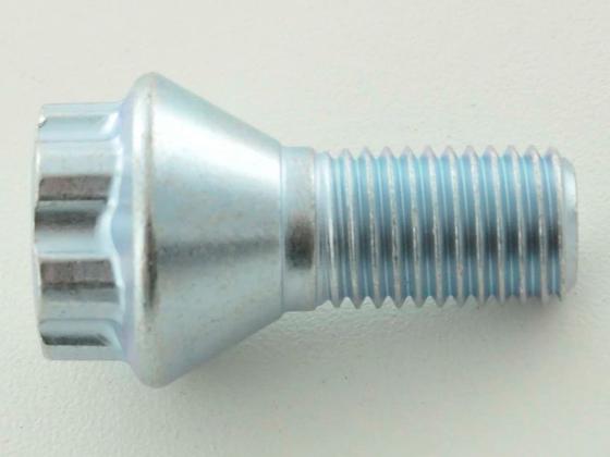 Radschrauben Set (10 Stk.) Schaftlänge 21mm Kegelbund Kurzkopf silber M12x1,5