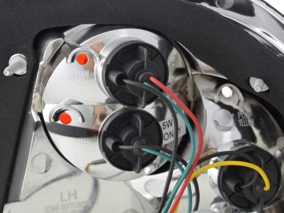 Rückleuchten Set Opel Vectra B Bj. 96-98 schwarz