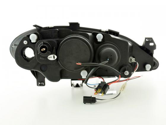 Scheinwerfer Set Renault Megane 1 3/5-trg. Bj. 99-02 schwarz