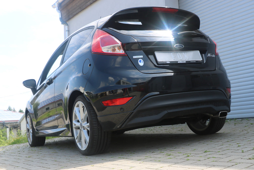 Ford Fiesta VII - Black/ Red Edition Endschalldämpfer - 145x65 Typ 59