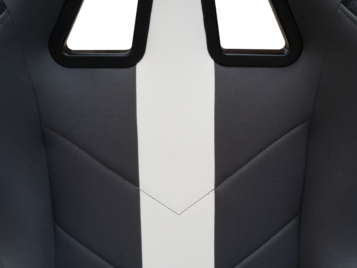 FK Gamesitz Spielsitz Rennsimulator eGaming Seats Interlagos grau/weiß