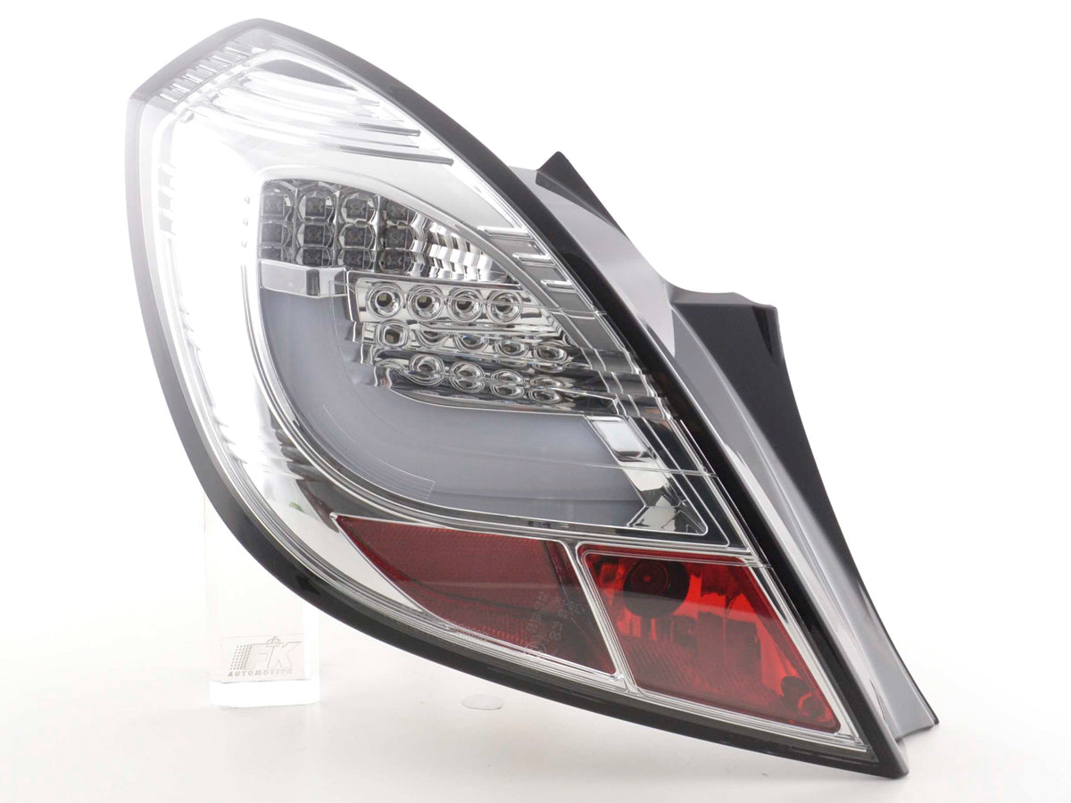 LED Rückleuchten Set Opel Corsa D 3-türig Bj. 06-10 chrom