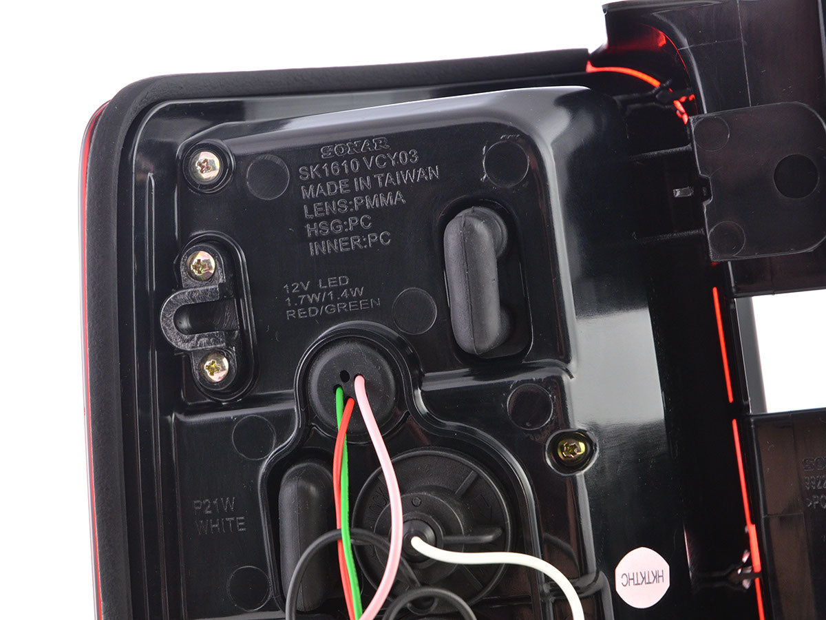 LED Rückleuchten Set Lightbar VW Caddy 2K Bj. 03-15 rot/klar
