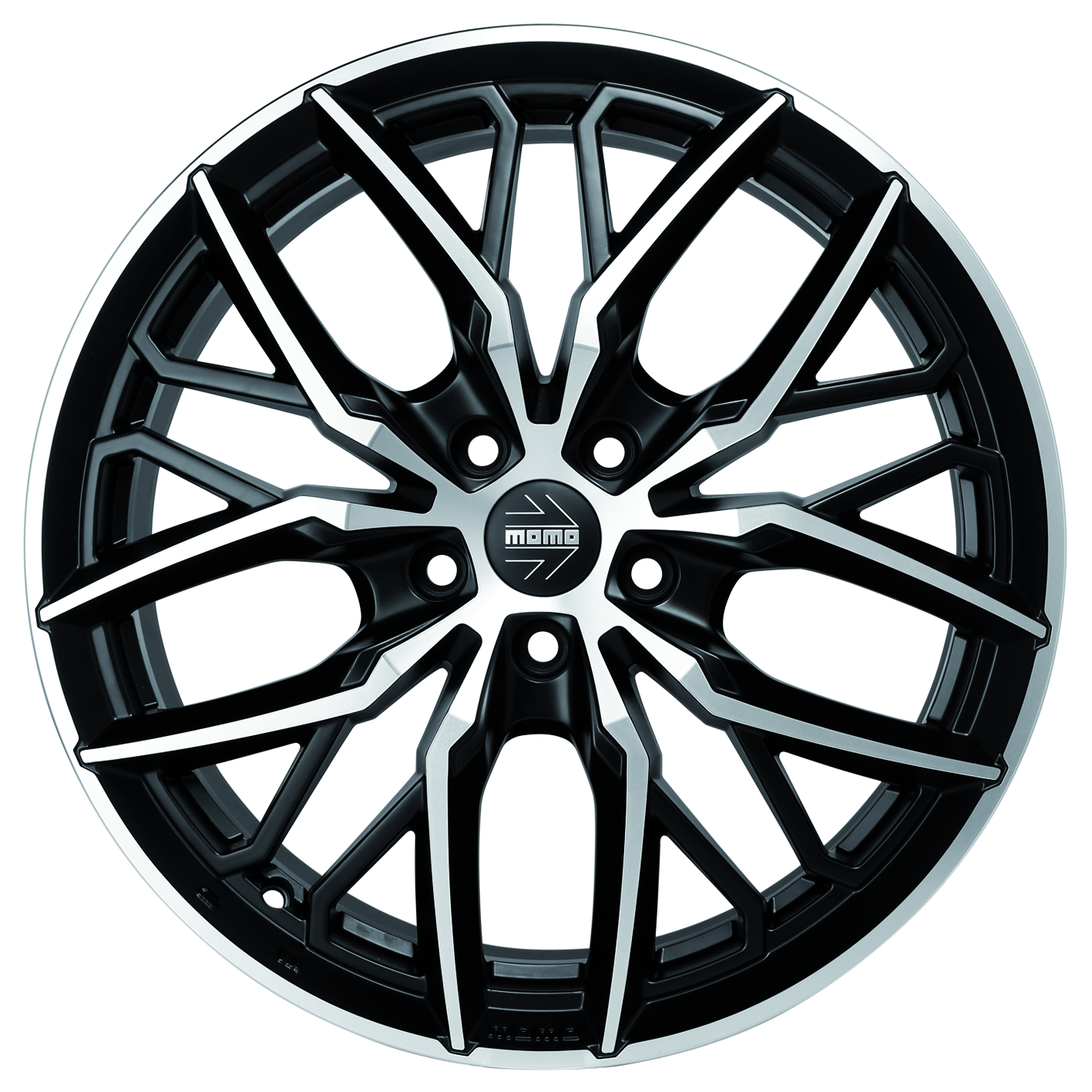 Spider Schwarzmatt diamantgeschnitten