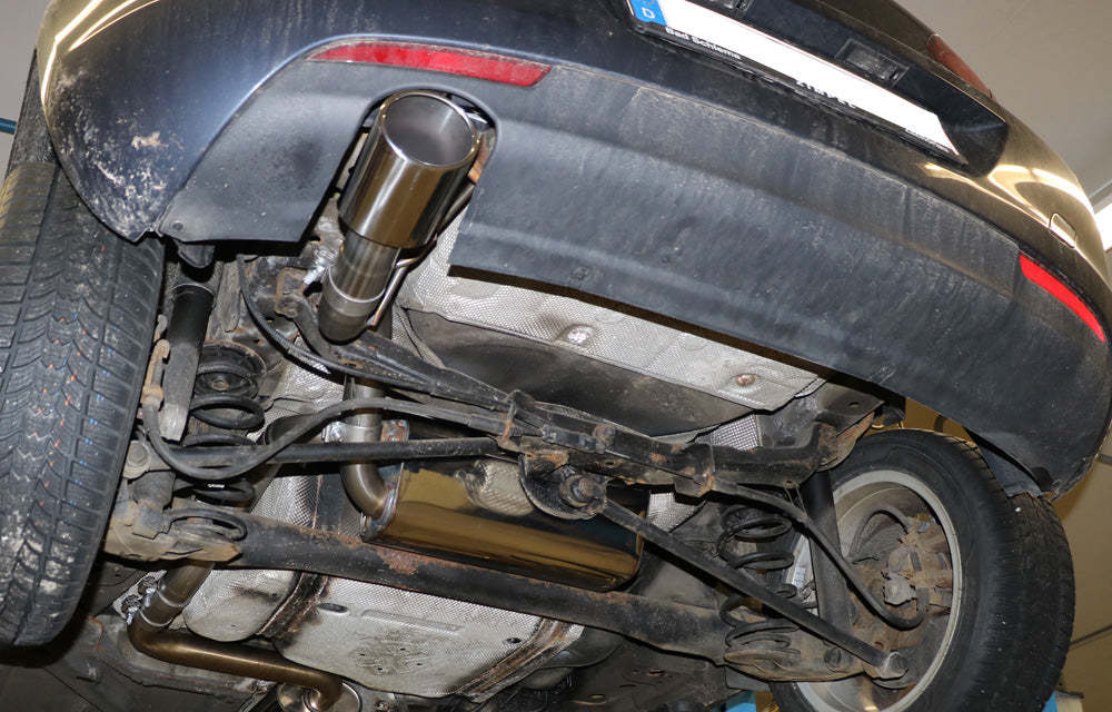 Opel Astra J Limousine Endschalldämpfer quer Ausgang links - 140x90 Typ 32