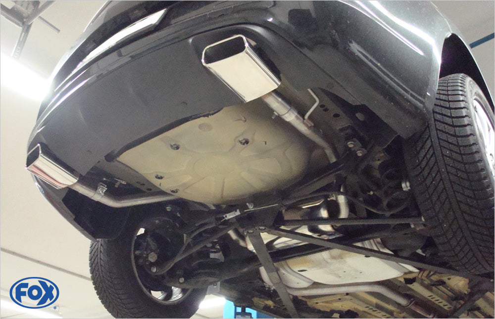 Opel Cascada Endschalldämpfer quer Ausgang rechts/links - 145x65 Typ 59 rechts/links