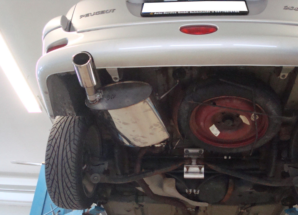 Peugeot 206 SW Endschalldämpfer - 106x71 Typ 32