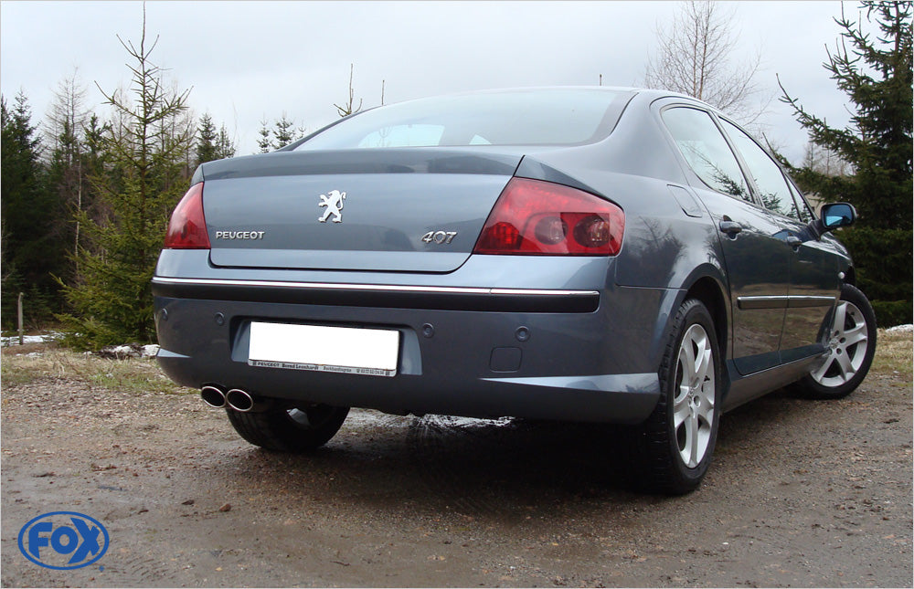Peugeot 407 - 2,2l 16V Endschalldämpfer - 2x106x71 Typ 33