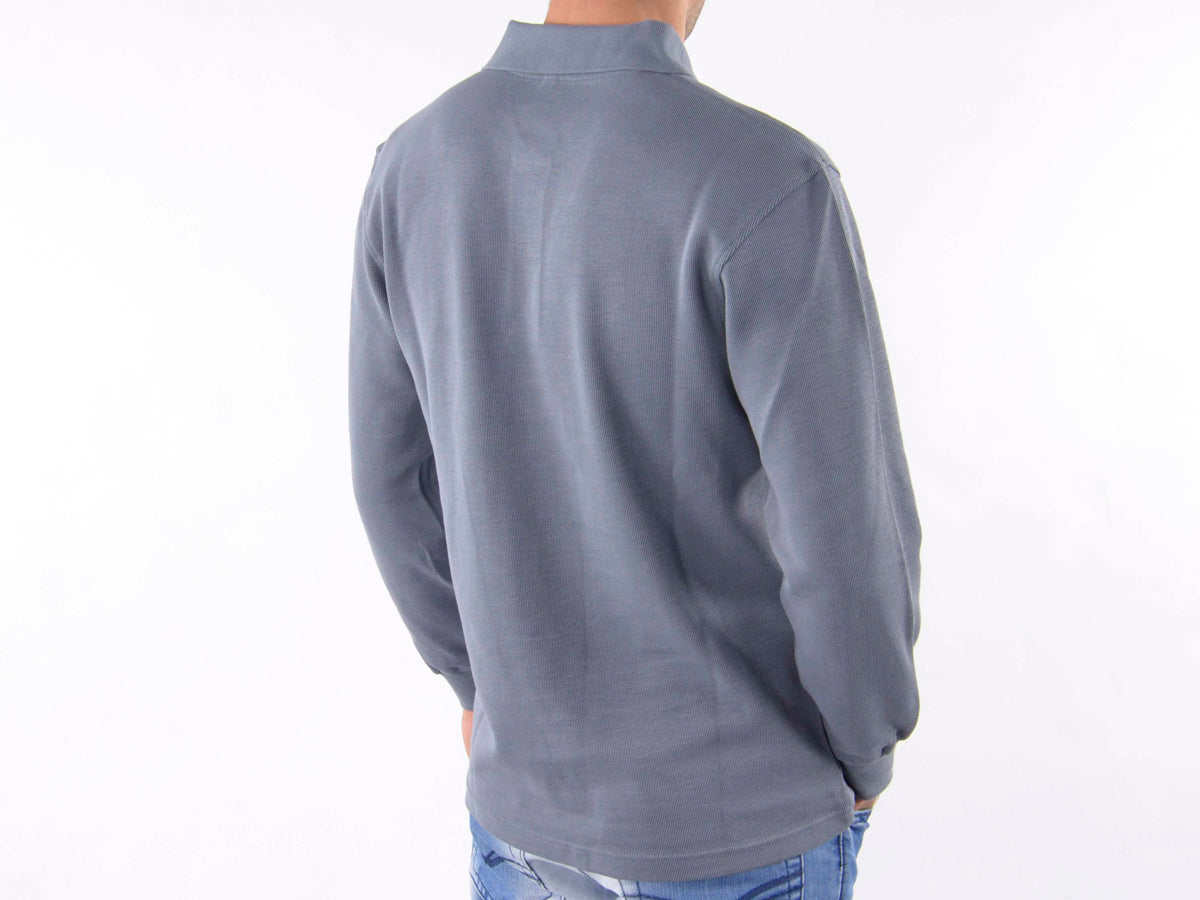 Poloshirt, Polo, Shirt, Top Modern, Klasse Design, grau Größe L