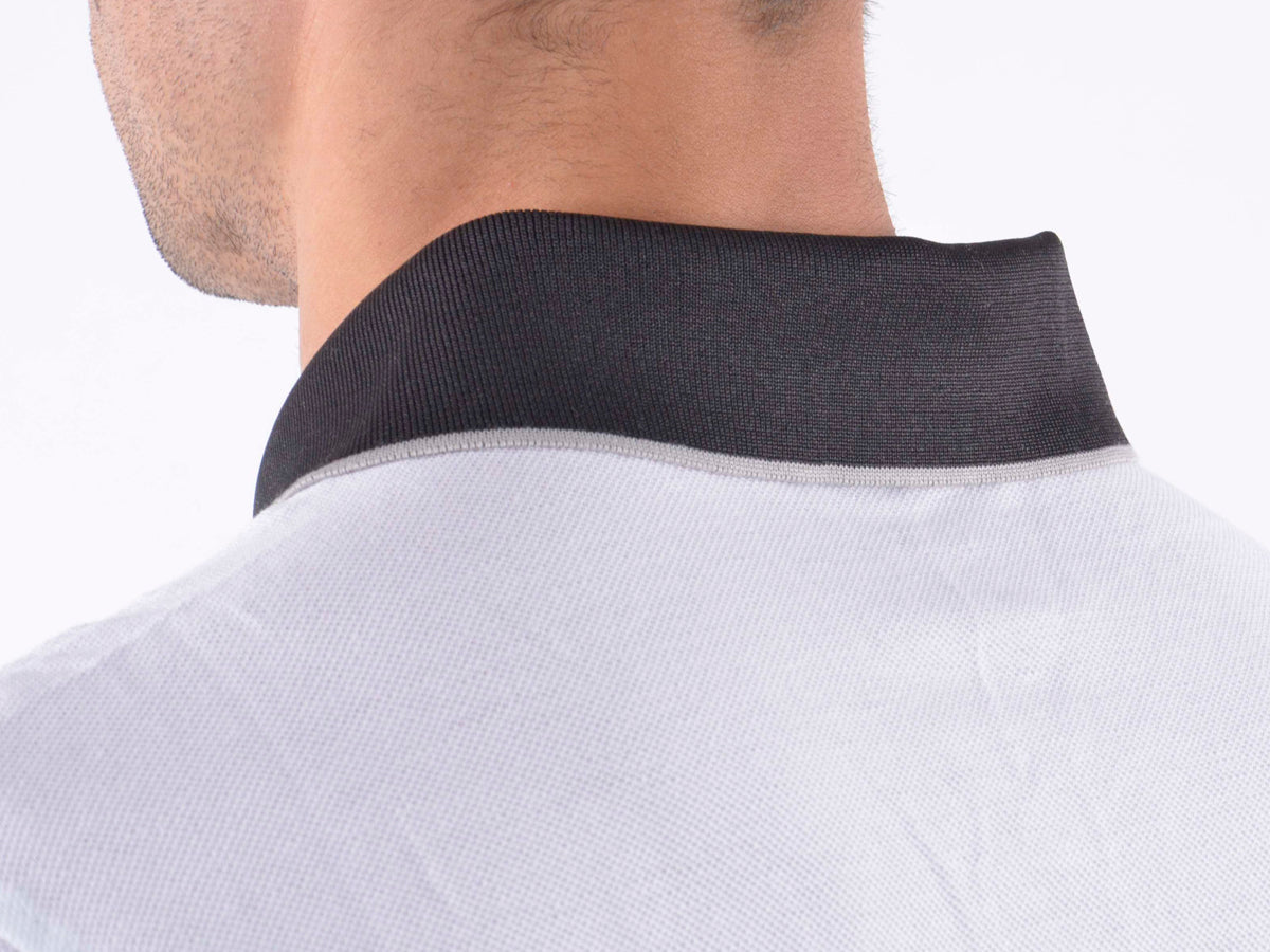 Poloshirt, Polo, Shirt, Top Modern, Klasse Design, weiß Größe S