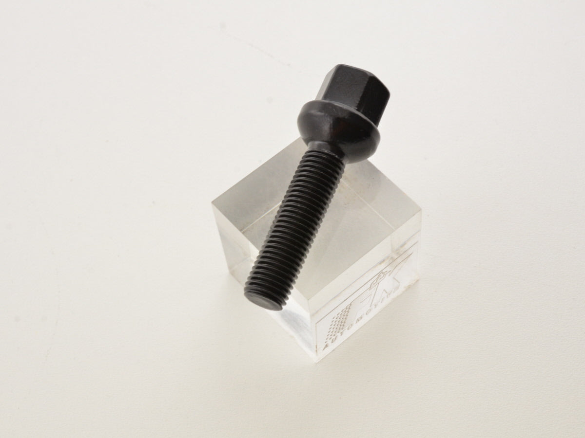 Radschrauben Set (10 Stk.) Schaftlänge 45mm Kugelbund schwarz M12x1,5