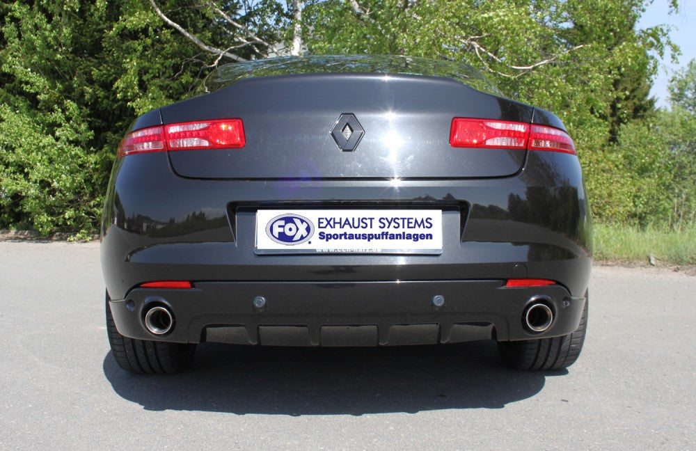 Renault Laguna III Coupe Endschalldämpfer Ausgang rechts/links - 1x90 Typ 25 rechts/links