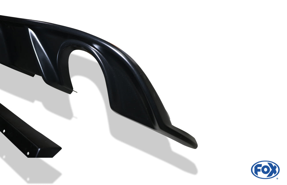 VW Golf VII Facelift Einzelradaufhängung - Einsatz matt Endschalldämpfer rechts/links - 1x100 Typ 25 rechts/links inkl. Heckeinsatz schwarz matt