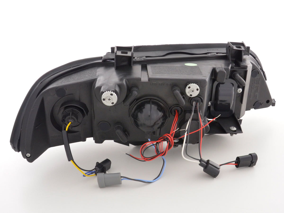 Scheinwerfer Set BMW 5er Typ E39 Bj. 95-00 schwarz