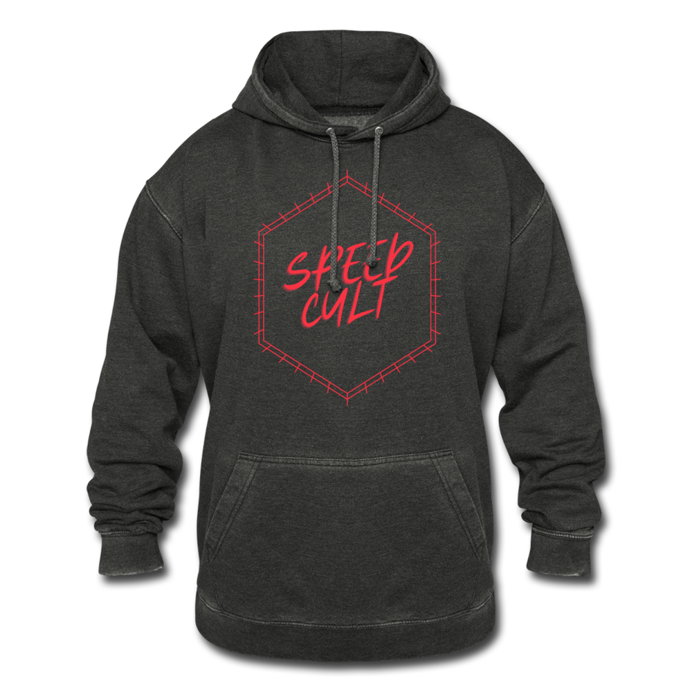 Premium Hoodie Speed Cult Vintage - Vintage Schwarz
