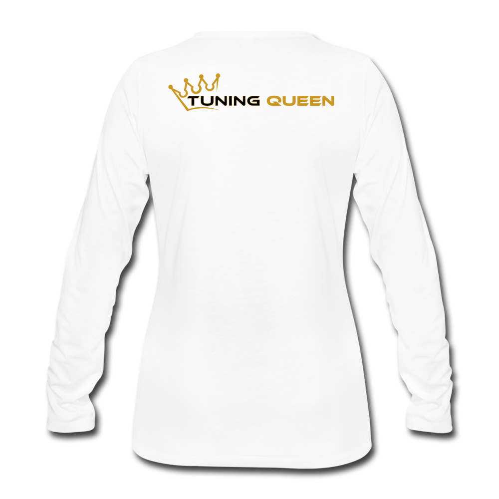 Frauen Premium Langarmshirt Tuning Queen / Sakura RT - Weiß