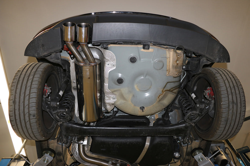 VW Polo 6R - GT und GTI Endschalldämpfer 63,5mm - 2x90 Typ 14