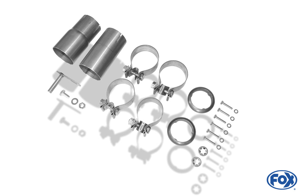 VW Golf VI Endschalldämpfer Ausgang rechts/links - 129x106 Typ 32 rechts/links