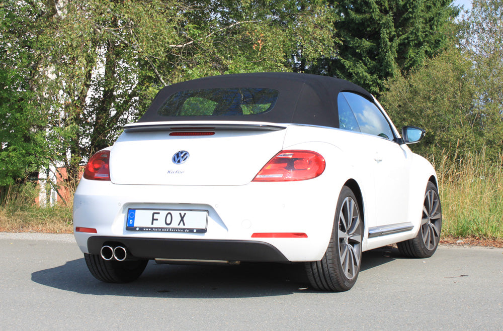 VW Beetle 1,2l - 16 (5C) Coupe & Cabrio - Einzelradaufh. Endschalldämpfer einseitig - 2x90 Typ 16