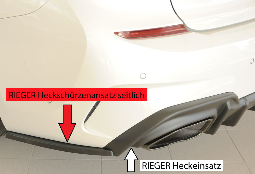 Rieger Heckschürzenansatz seitlich links BMW 3er G20 (G3L) Lim. 03.19-06.22 (bis Facelift) 00053515