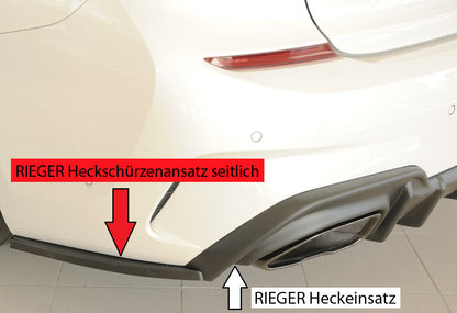 Rieger Heckschürzenansatz seitlich links BMW 3er G20 (G3L) Lim. 03.19-06.22 (bis Facelift) 00053515