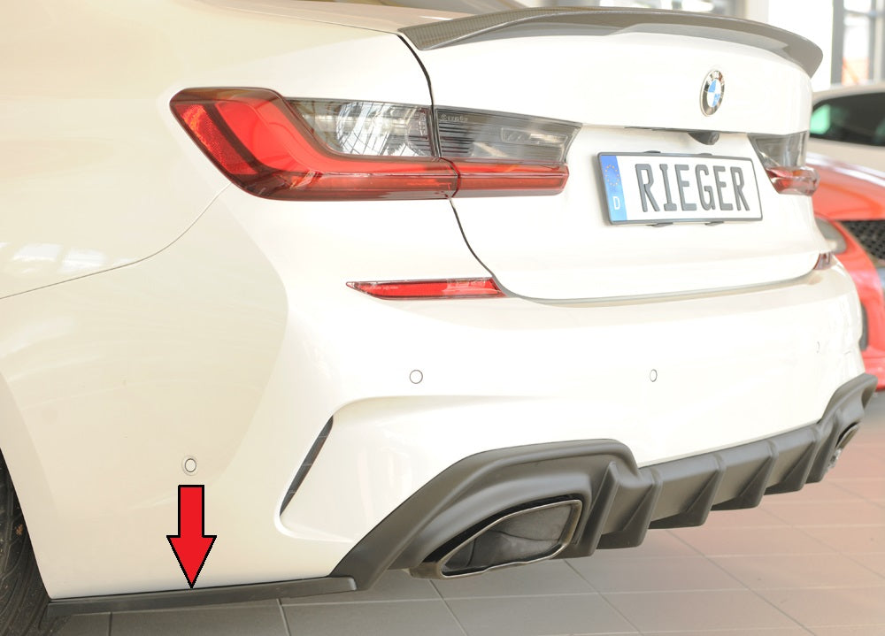 Rieger Heckschürzenansatz seitlich links BMW 3er G20 (G3L) Lim. 03.19-06.22 (bis Facelift) 00053515