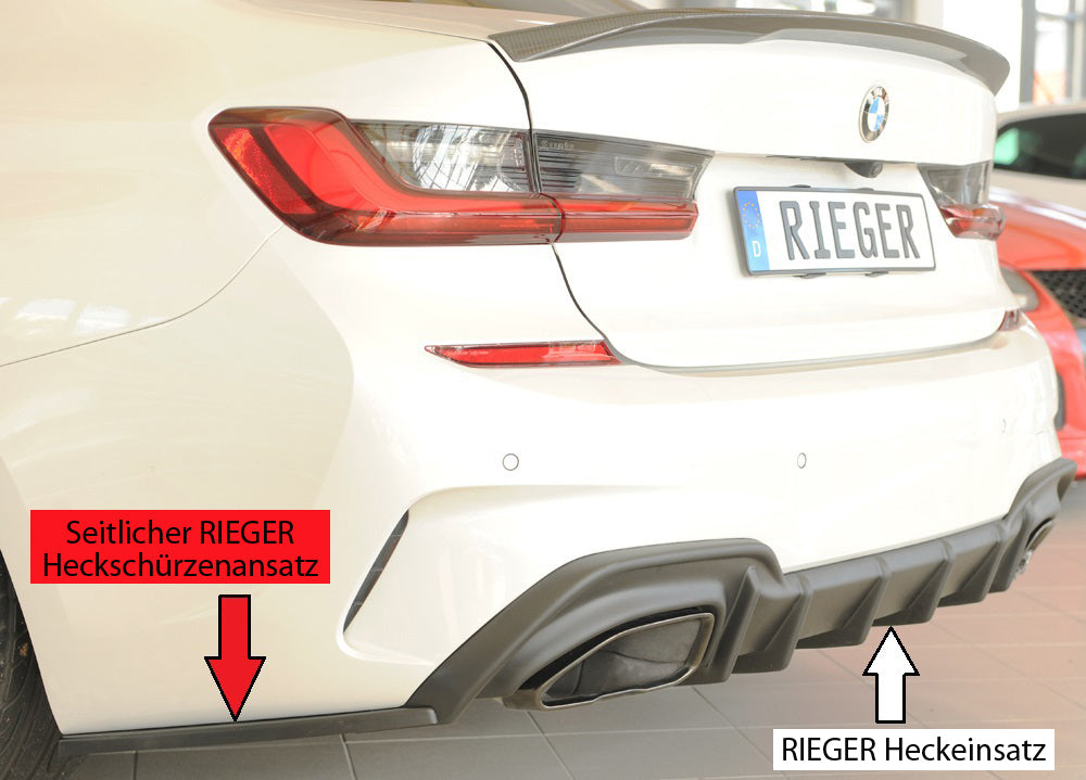 Rieger Heckschürzenansatz seitlich links BMW 3er G20 (G3L) Lim. 03.19-06.22 (bis Facelift) 00053515