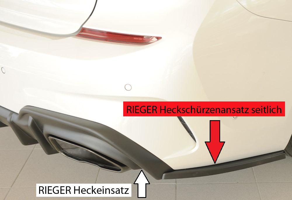 Rieger Heckschürzenansatz seitlich rechts BMW 3er G20 (G3L) Lim. 03.19-06.22 (bis Facelift) 00053516