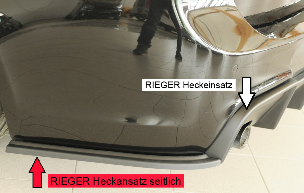 Rieger Heckschürzenansatz seitlich links BMW 3er E90 Lim. 03.05-08.08 (bis Facelift) 00053546