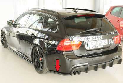 Rieger Heckschürzenansatz seitlich links BMW 3er E90 Lim. 09.08- (ab Facelift) LCI 00053546
