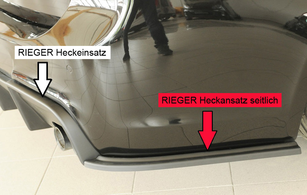 Rieger Heckschürzenansatz seitlich rechts BMW 3er E90 Lim. 03.05-08.08 (bis Facelift) 00053547