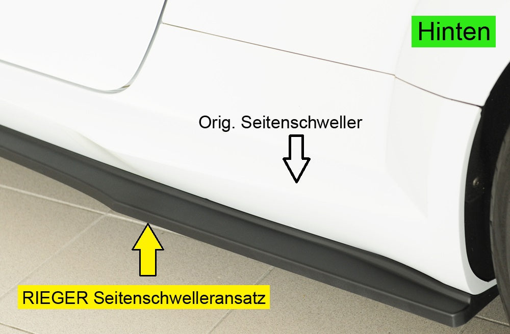 Rieger Seitenschwelleransatz (ca. 19mm) Audi TT (8J-FV/8S) Coupé 09.18- (ab Facelift) 00055141