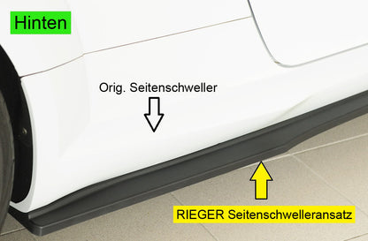 Rieger Seitenschwelleransatz (ca. 19mm) Audi TT RS (8J/8J1-FV/8S) Coupé 05.16-08.18 (bis Facelift) 00055142