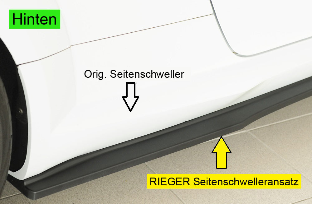 Rieger Seitenschwelleransatz (ca. 19mm) Audi TT (8J-FV/8S) Roadster 07.14-08.18 (bis Facelift) 00055142