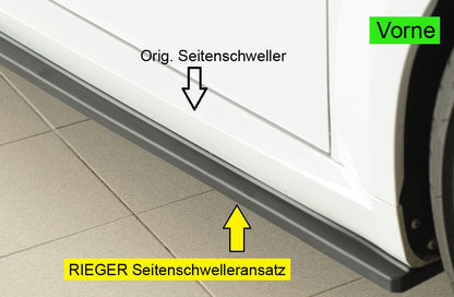 Rieger Seitenschwelleransatz (ca. 19mm) Audi TT (8J-FV/8S) Coupé 09.18- (ab Facelift) 00055142