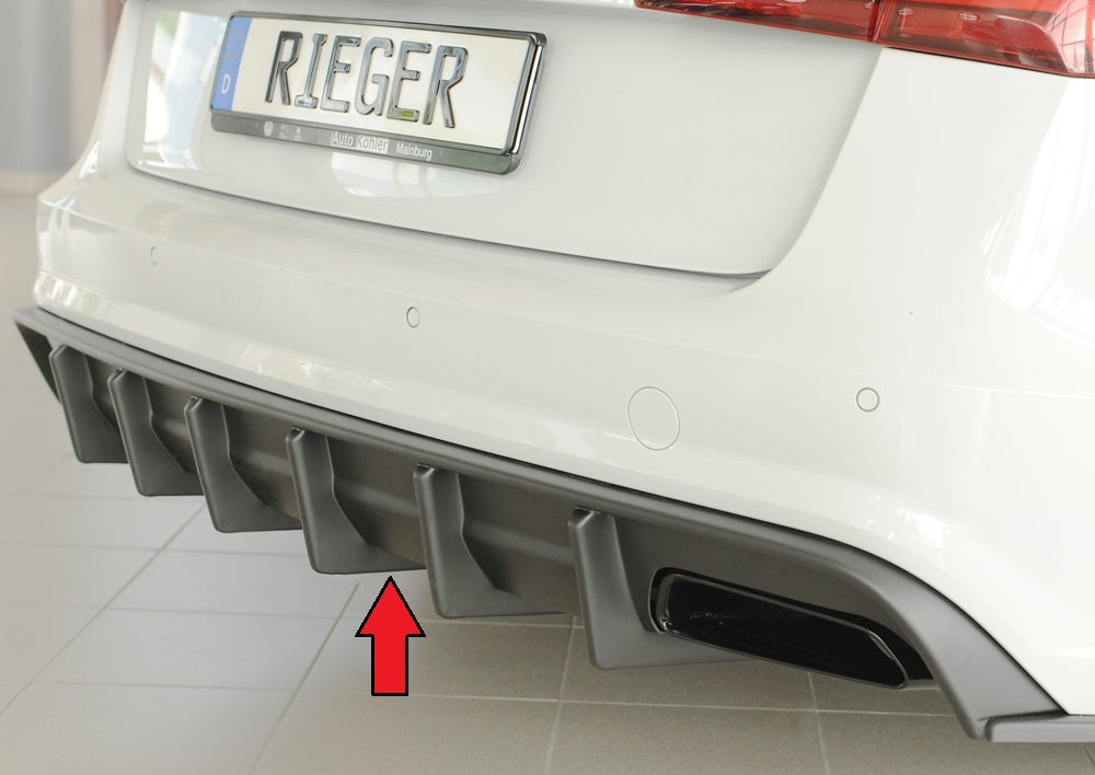 Rieger Heckeinsatz (für Fzg. ohne AHK) Audi A6 (4G/C7) Avant 09.14- (ab Facelift) 00055343