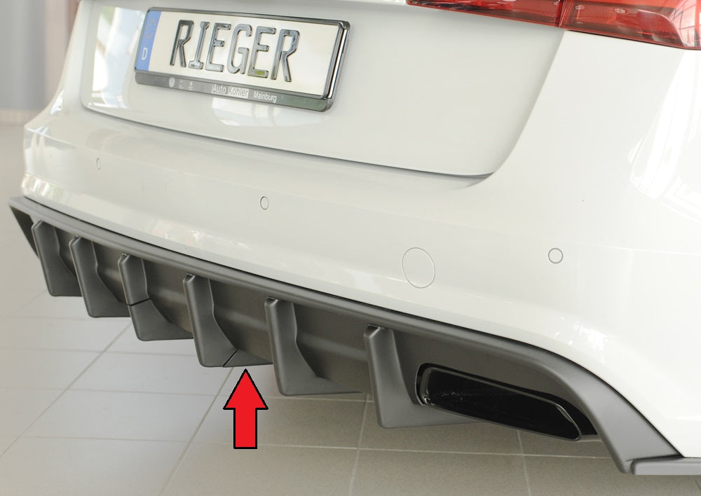 Rieger Heckeinsatz (für Fzg. mit AHK) Audi A6 (4G/C7) Avant 09.14- (ab Facelift) 00055347