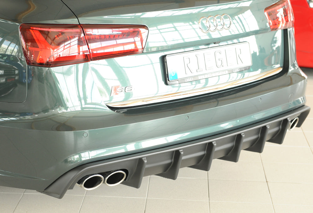 Rieger Heckeinsatz (für Fzg. mit AHK) Audi A6 (4G/C7) Lim. 09.14- (ab Facelift) 00055348