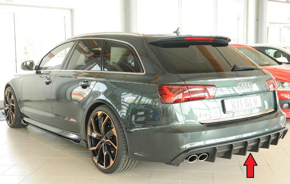 Rieger Heckeinsatz (für Fzg. mit AHK) Audi A6 (4G/C7) Lim. 09.14- (ab Facelift) 00055348